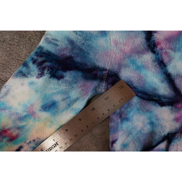 Circo Women's 4T Tie Dye Hooded Cotton Top Long Sleeve Blue Purple - Picture 7 of 10